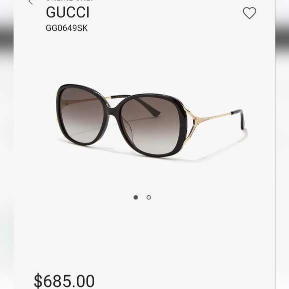 Authentic Gucci Sunglasses - Picture 9 of 11